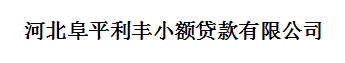 河北阜平利豐小額貸款有限公司